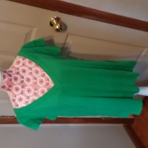 NWT Anthropologie ruffle sleeve tshirt...size 1X